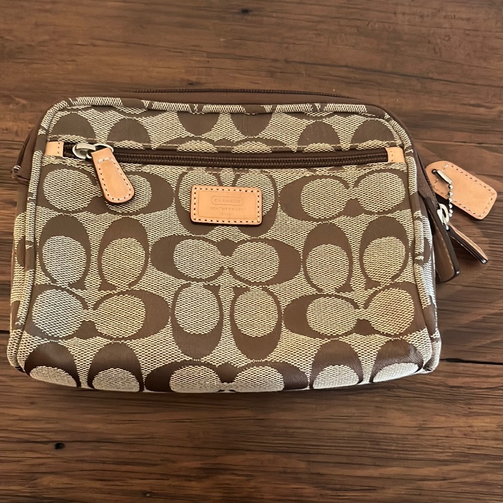 Coach cosmetic bag